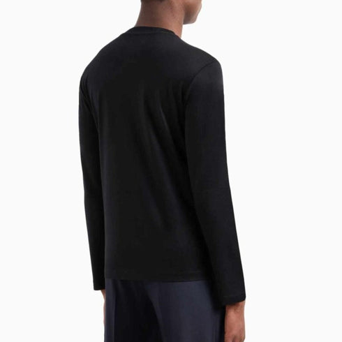 Emporio Armani T-shirt T-shirt Uomo basic manica lunga Nero A24 - EMPORIO ARMANI8N1TE91JUVZ - 0999 - S - Francavilla Moda